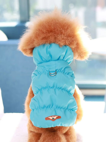 Thick Warm 3-Layer Puppy Jacket for Autumn Winter Poodle Teddy Yorkie