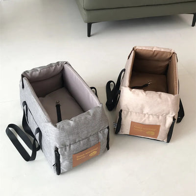 Portable Car Booster Seat & Carrier Bag for Small Dogs & Cats