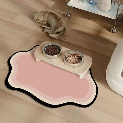 Non-Slip Absorbent Pet Feeding Mat – Quick-Dry Cat & Dog Placemat