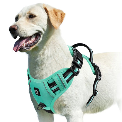 Adjustable No-Pull Dog Vest Harness with Padded, Easy Control Handle