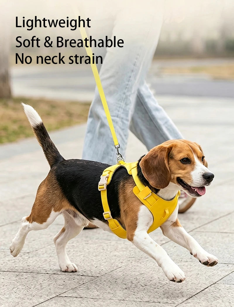 lightweight dog harness & leash set - anti-pull, escape-proof fit