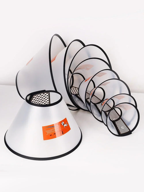 Adjustable Pet Recovery Collar After Surgery - Cone for Cats and Dogs