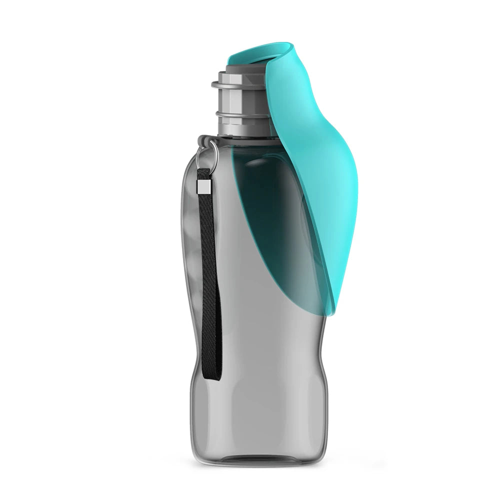 holapet 800ml portable dog water bottle – travel drinking bowl