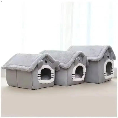 All-Season Pet Tent Bed – Soft Cushion for Cats & Small Dogs