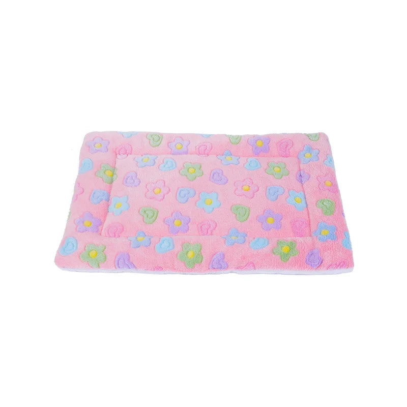 thickened dog bed mat warm machine washable blanket for puppies and cats