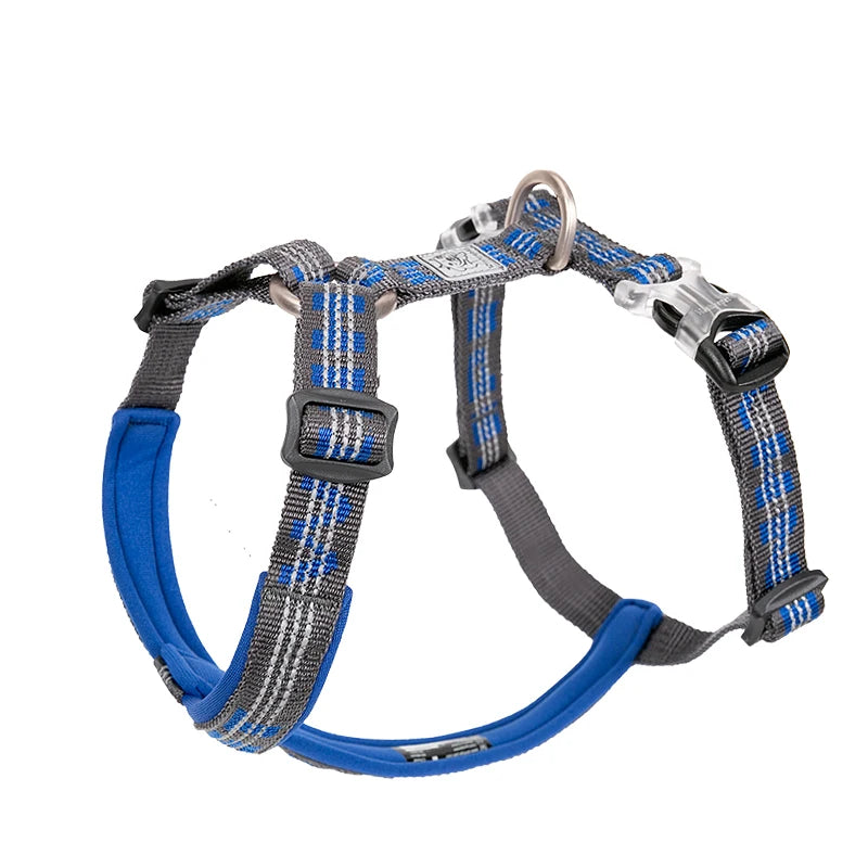 padded nylon pet harness vest for outdoor walking, running, climbing