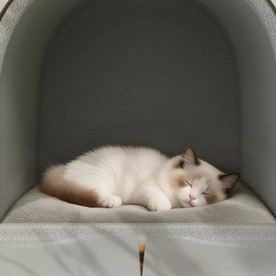Thickened Winter Pet Bed - Enclosed Dog House & Cat Tent, Washable