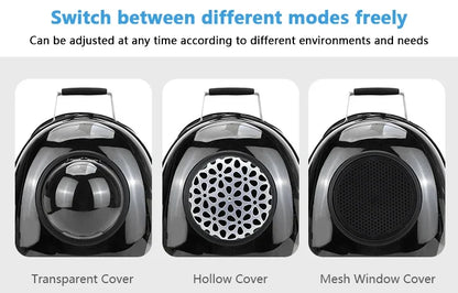 Transparent Bubble Pet Carrier Backpack for Cats & Small Dogs