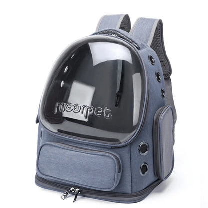 Transparent Breathable Cat Carrier Backpack for Outdoor Travel