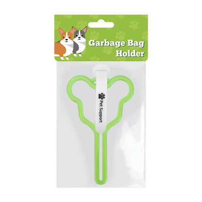 Hands-Free Dog Poop Bag Dispenser with Adjustable Leash Clip Holder