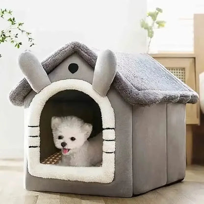 All-Season Pet Tent Bed – Soft Cushion for Cats & Small Dogs