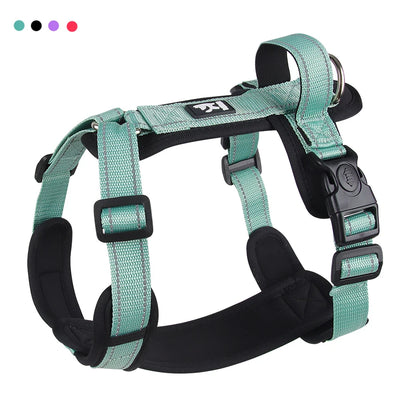 Adjustable Reflective Puppy Vest Harness with Easy Control Handle