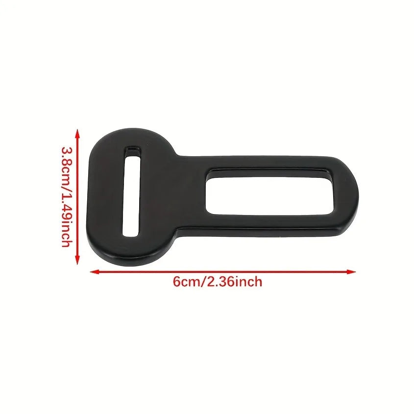 pet seat belt adapter clips – metal car leash connectors