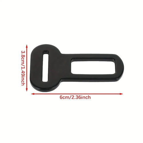 Pet Seat Belt Adapter Clips – Metal Car Leash Connectors