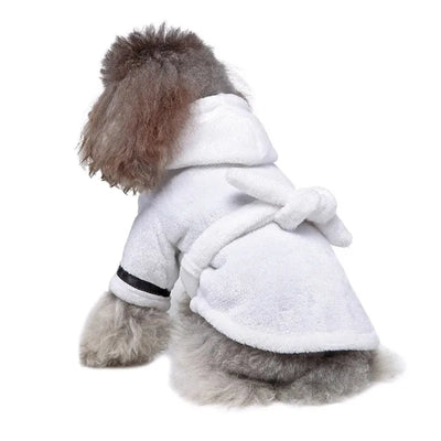 Soft Dog Bathrobe & Pajamas, Quick-Dry Bath Towel Robe for Pets