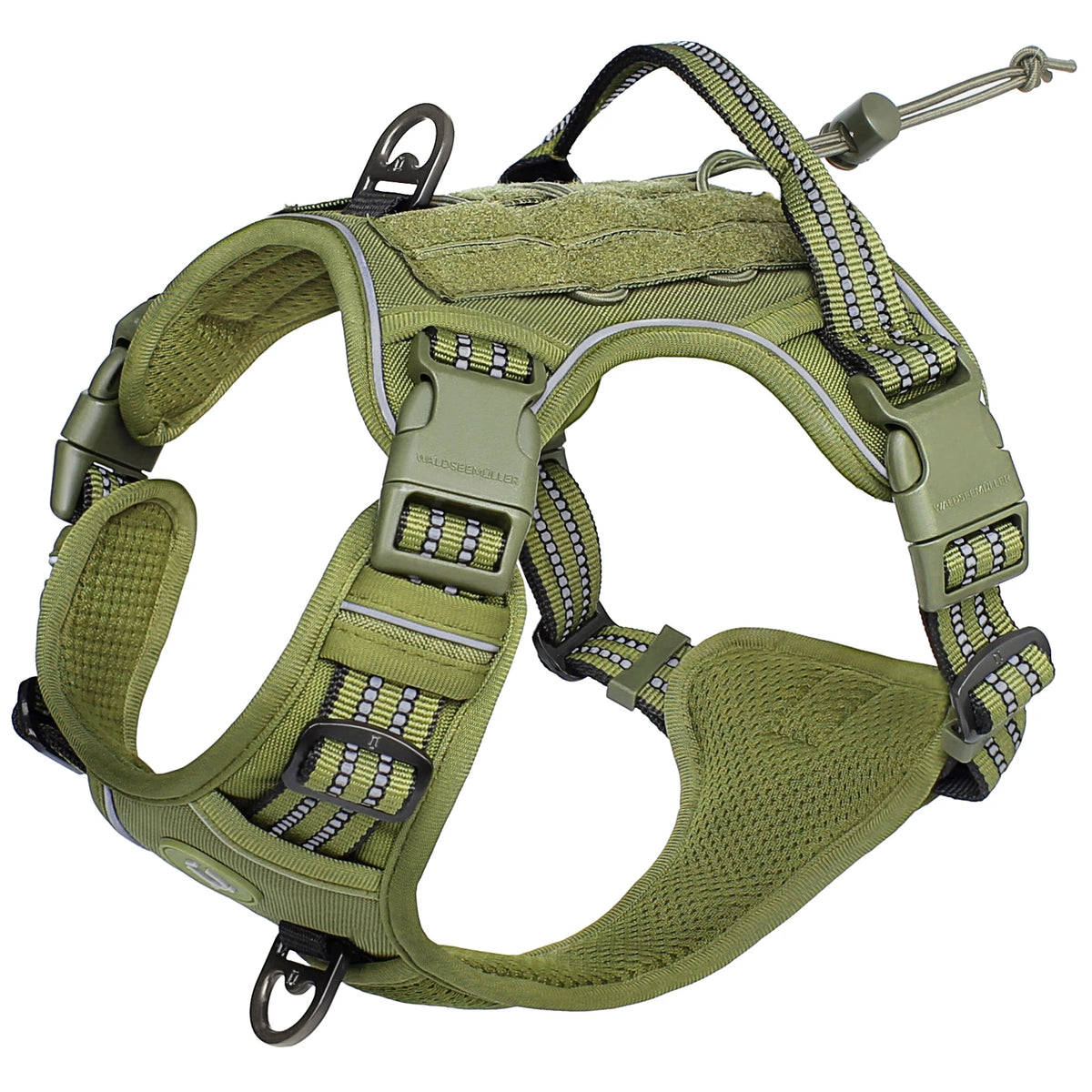 adjustable tactical molle dog vest harness for medium, large dogs