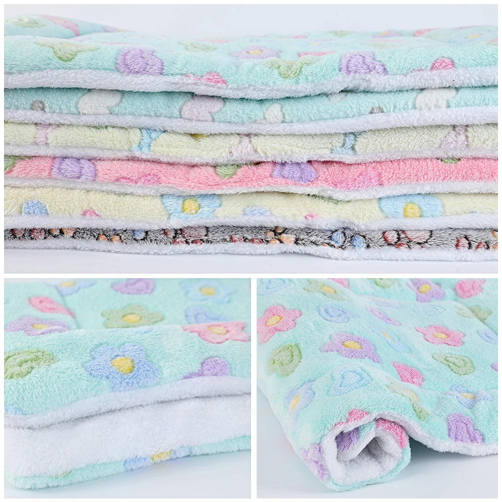 thickened dog bed mat warm machine washable blanket for puppies and cats