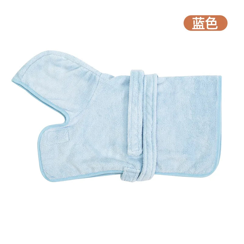 dog bathrobe, absorbent quick-drying wearable towel for dogs and cats