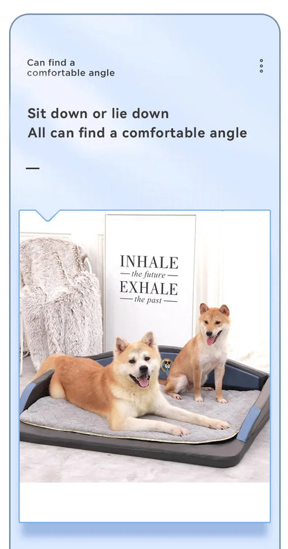 Orthopedic Dog Bed for Large Dogs, Washable Foam Sofa Bed, Waterproof