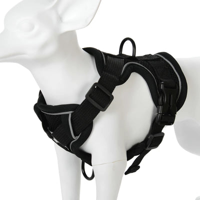 Breathable Puppy Harness Lead Set with Reflective Chest Strap Vest