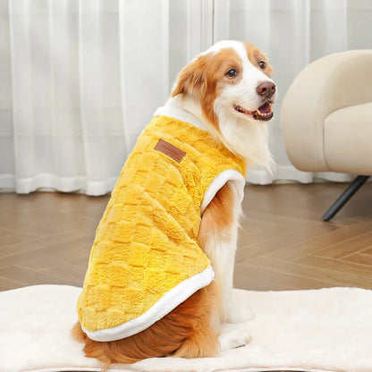 Flannel Dog Sweater – Warm Winter Pullover for Small to Large Dogs