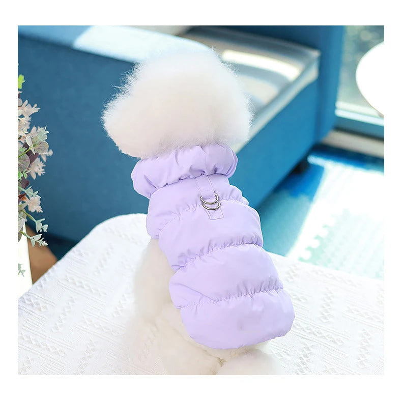 insulated winter pet jacket – thick warm coat for dogs & cats