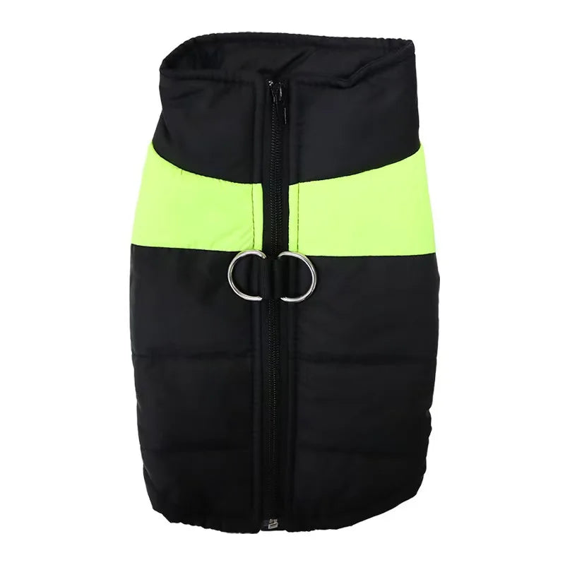 waterproof padded dog jacket – warm zipper vest for all sizes
