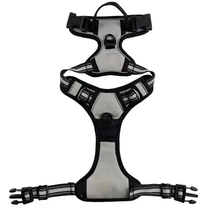 Reflective Adjustable Dog Harness – Breathable Vest for All Sizes