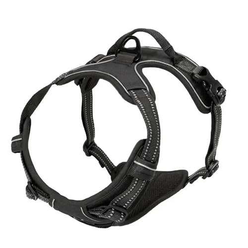 Reflective Adjustable Dog Harness – Breathable Vest for All Sizes
