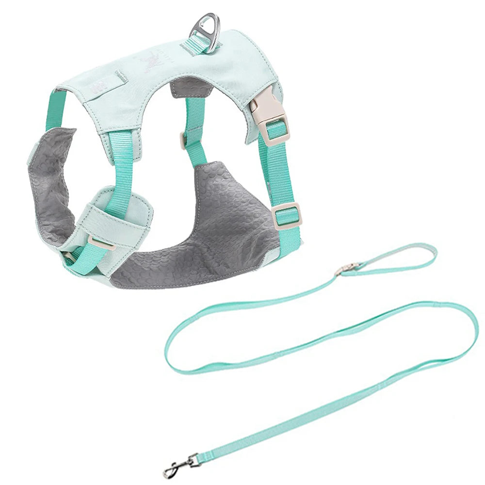 lightweight dog harness & leash set - anti-pull, escape-proof fit