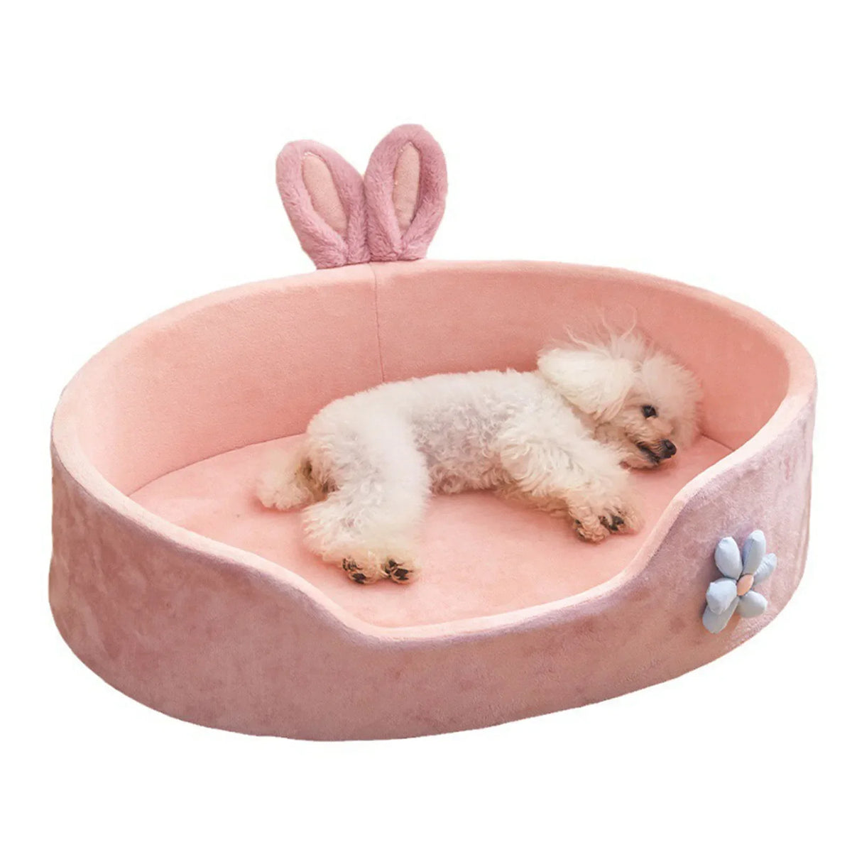 detachable washable pet bed – soft year-round dog & cat mat