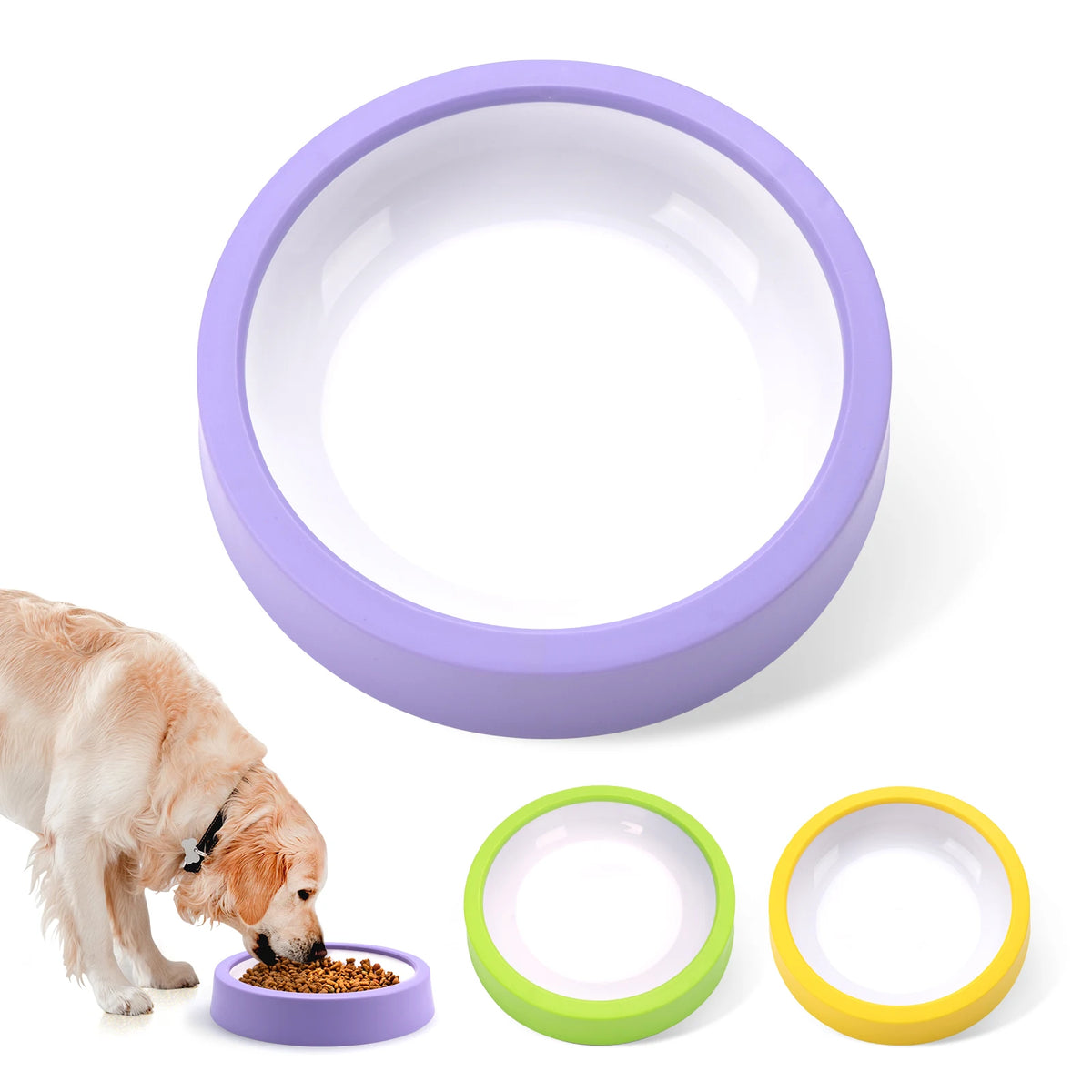 maze design slow feeder dog bowl – anti-gulping feeding dish