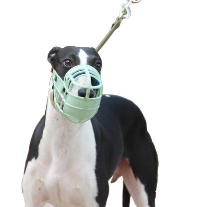 Adjustable Basket Muzzle for Dogs – Breathable Anti-Bite Mask