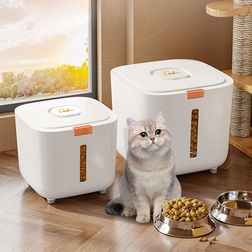 Large Pet Food Storage Bucket – Moisture-Proof Sealed Container