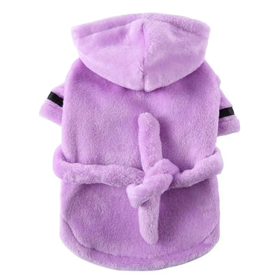 Soft Dog Bathrobe & Pajamas, Quick-Dry Bath Towel Robe for Pets