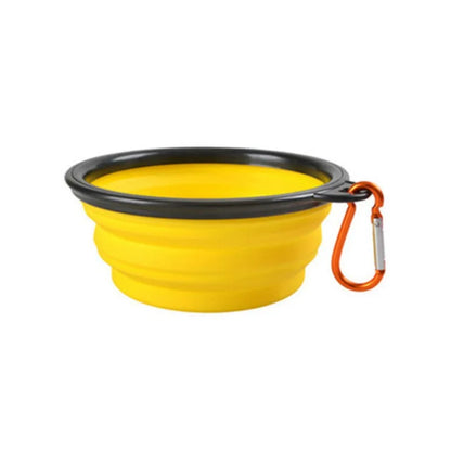 Collapsible Silicone Pet Bowl – Portable Travel Food & Water Bowl