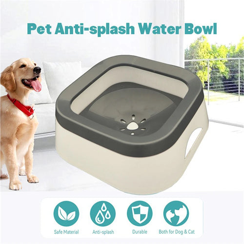 Splash-Proof Floating Pet Water Bowl – Spill-Proof Car Dispenser