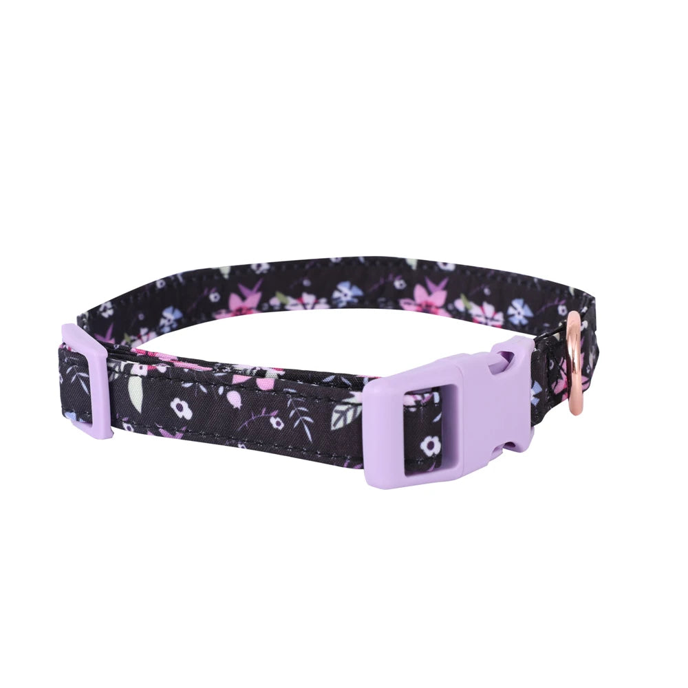 soft puppy harness, leash & collar set – adjustable pet vest set