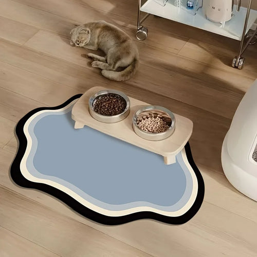 Non-Slip Absorbent Pet Feeding Mat – Quick-Dry Cat & Dog Placemat