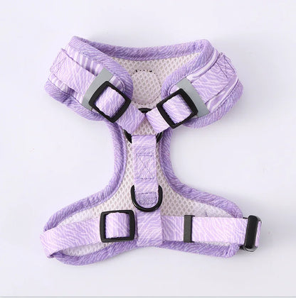 3-in-1 Adjustable Dog Harness and Leed Set with Padded Chest Vest