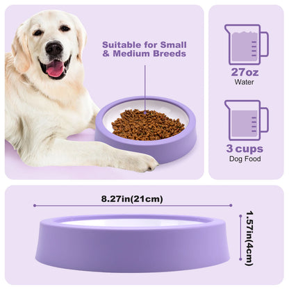 Maze Design Slow Feeder Dog Bowl – Anti-Gulping Feeding Dish