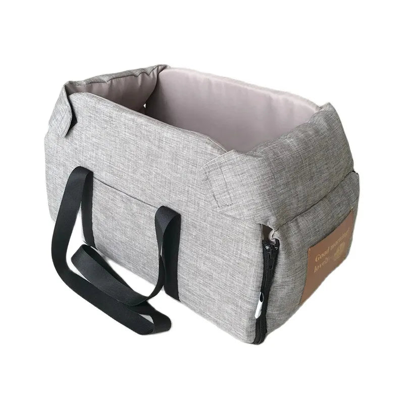 portable car booster seat & carrier bag for small dogs & cats