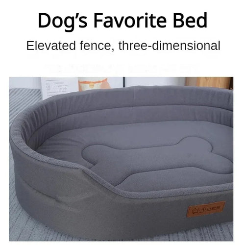 Fluffy Pet Bed Cushion - Cozy Winter Sofa Mat for Small to Large Dogs