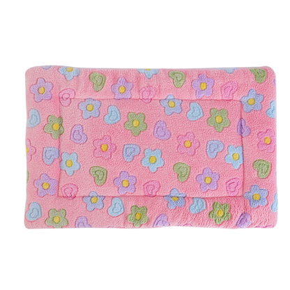 Thickened Dog Bed Mat Warm Machine Washable Blanket for Puppies and Cats