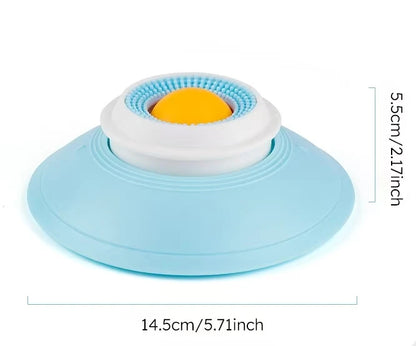 Slow Feeder Liquid Lick Bowl – Rolling Ball Dog Bone Broth Bowl