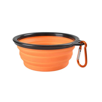 Collapsible Silicone Pet Bowl – Portable Travel Food & Water Bowl