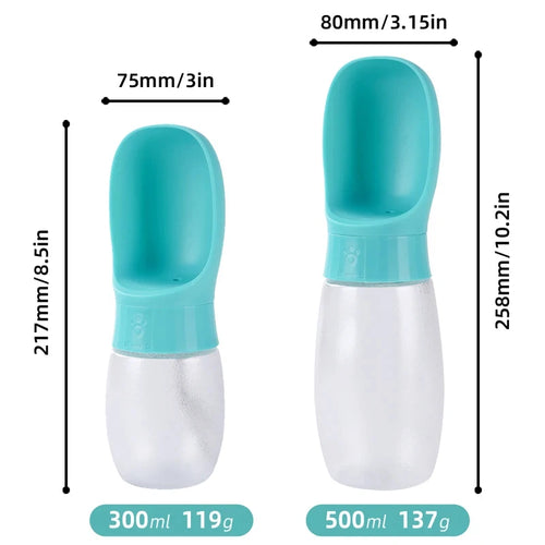 Portable Leak-Proof Pet Water Bottle – Travel Drinking Cup Dispenser