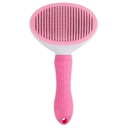 Self-Cleaning Pet Hair Brush – Dematting Comb for Dogs & Cats