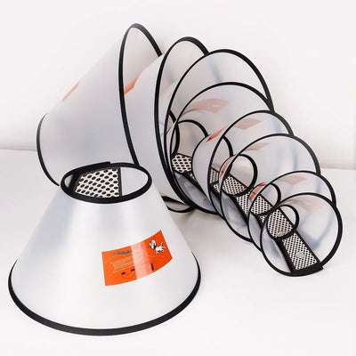 Adjustable Pet Recovery Collar After Surgery - Cone for Cats and Dogs