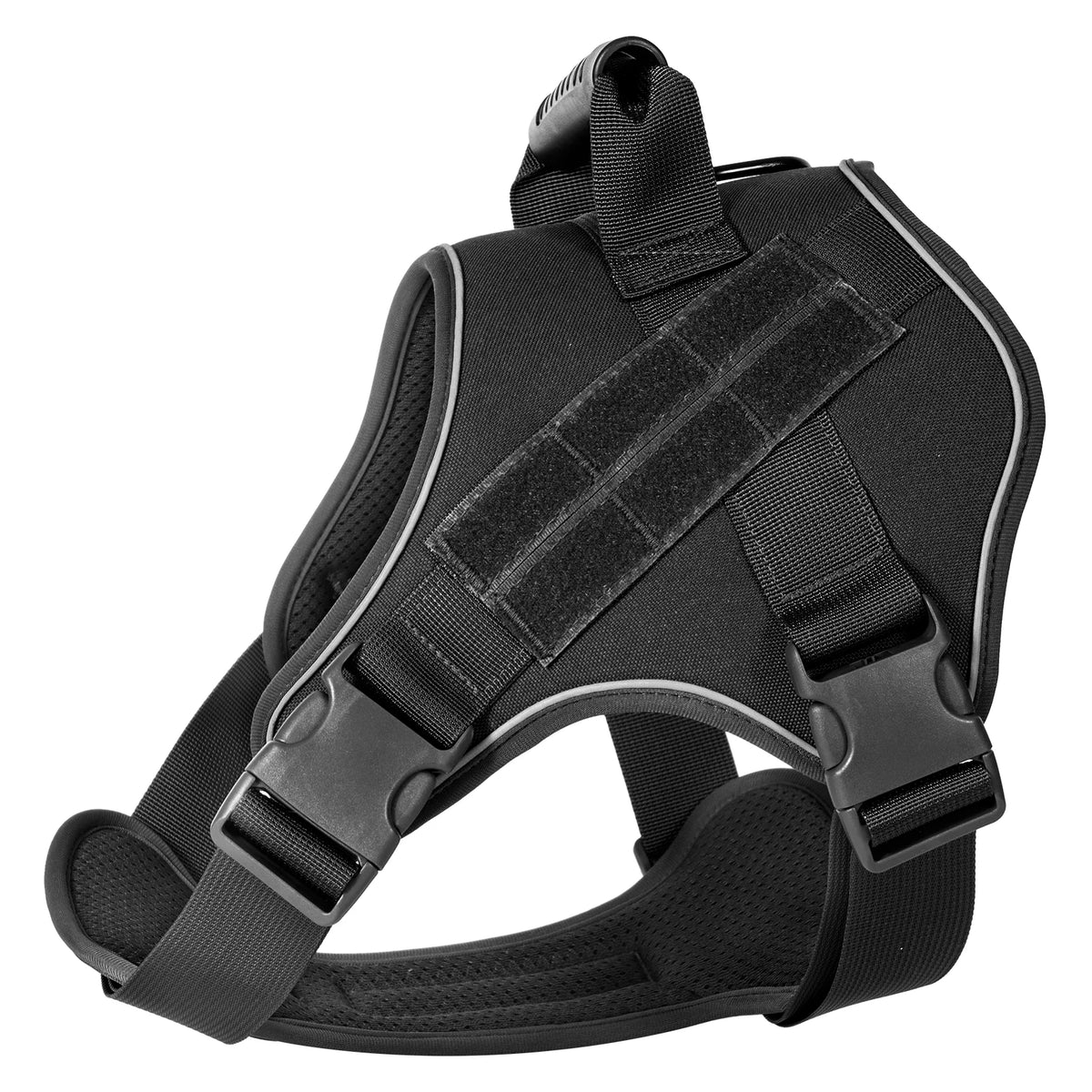 tactical training vest dog harness – reflective quick-release fit